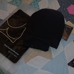 NWT truekind black bra